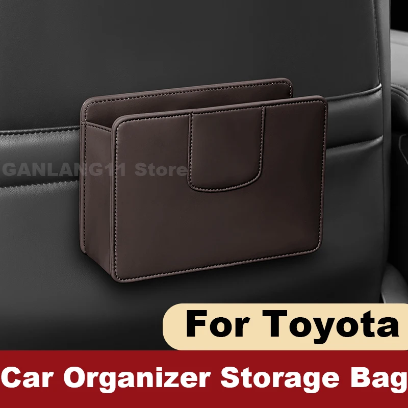 

Car Organizer Storage Bag For Toyota Corolla Cross Land Cruiser RAV4 C-HR Hilux Prado Camry Tank Raize Auto Interior Accessories