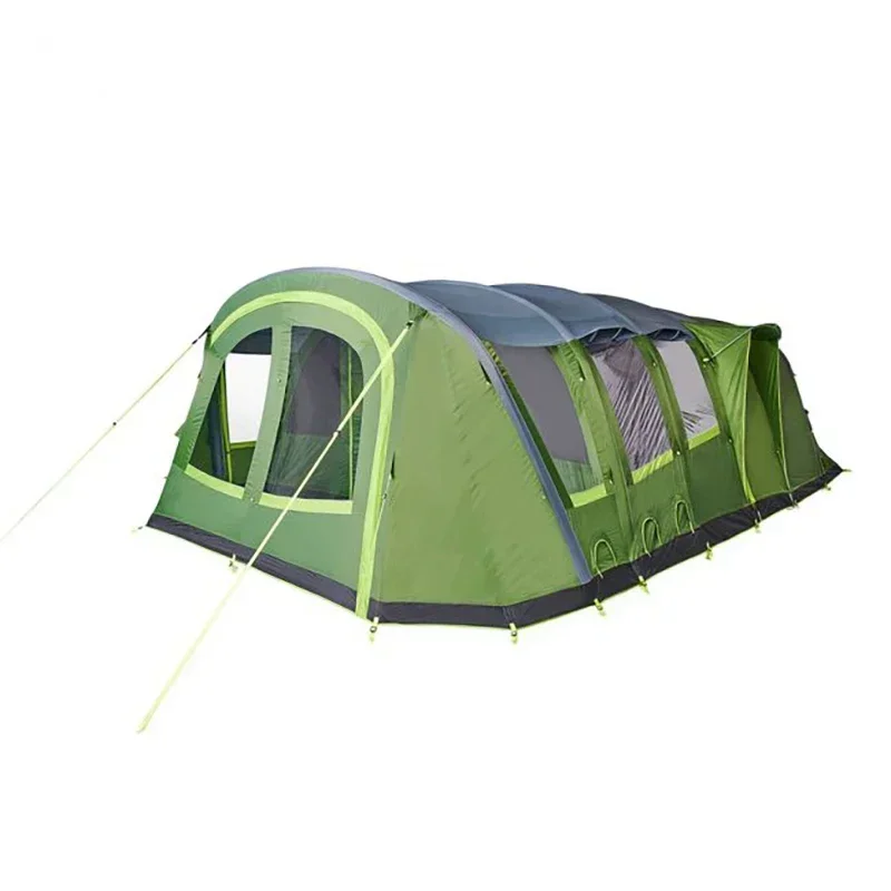 8 Person Family Inflatable Tunnel Camping Tent Portable Waterproof Windproof Cabin Tent for Family