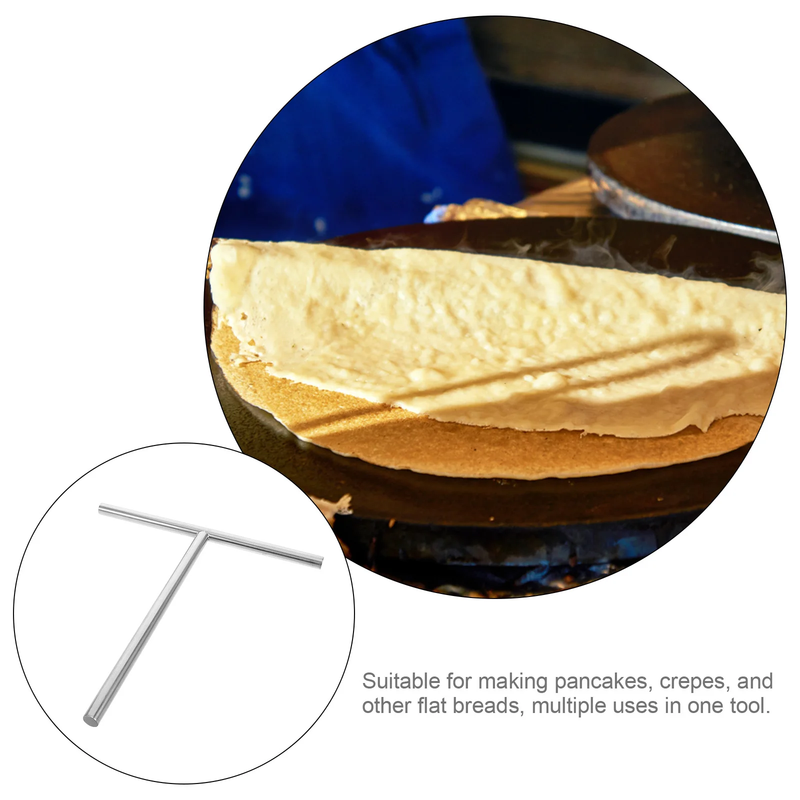 

5pcs 5 Count Cake Spatula Crepe Stick Spreader Decorating Baking Accessories Butter Tool