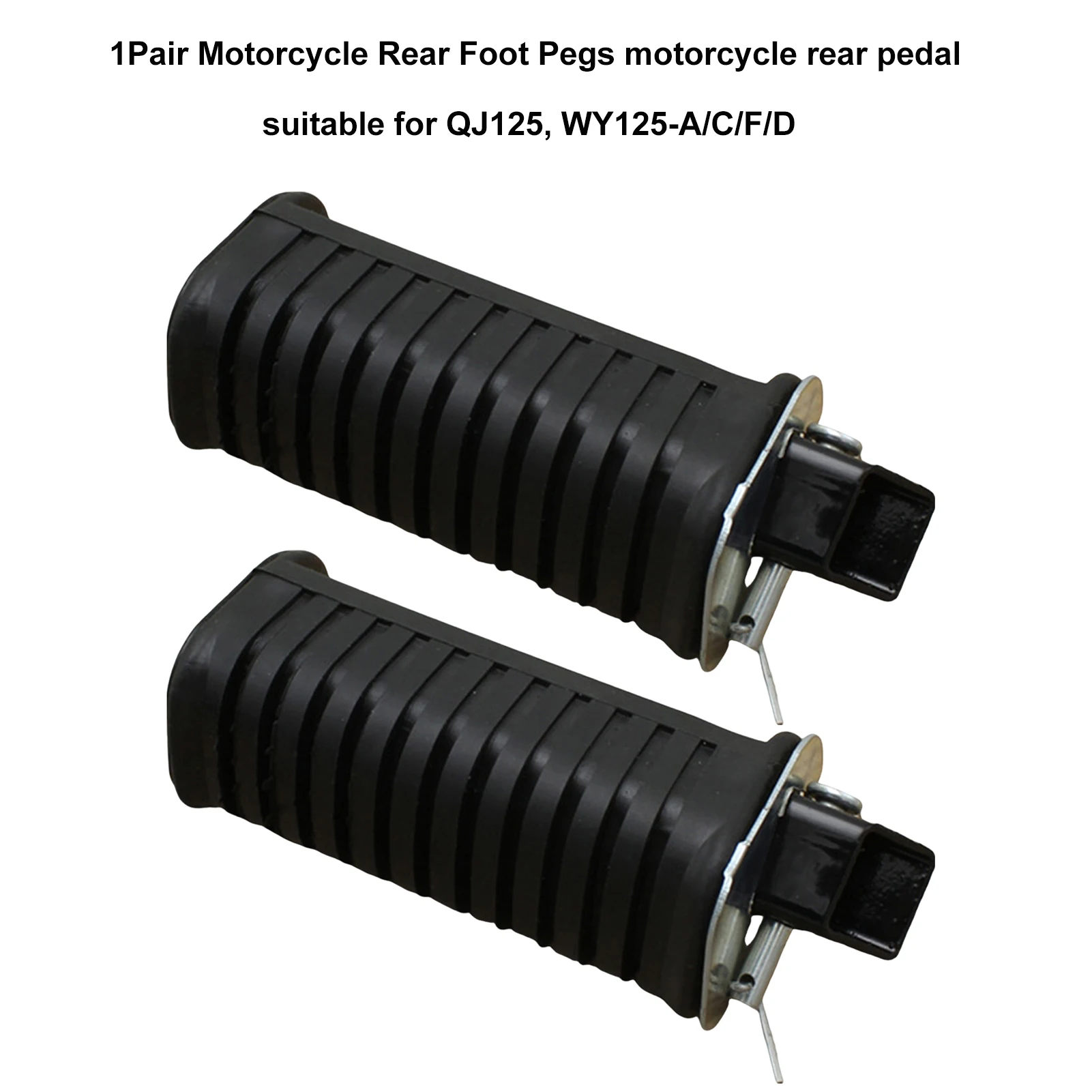

Motorcycle Rear Pedal 1 Pair Sturdy Metal Rear Pedal Foot Rest Anti Slip Multifunctional Pedal Bracket Rest Passenger Footpegs