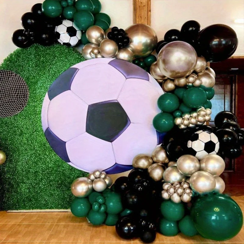 Christmas Green Tie Balloon Arch wreath set, used to decorate surprise parties, bridal showers, birthday parties, gender reveal
