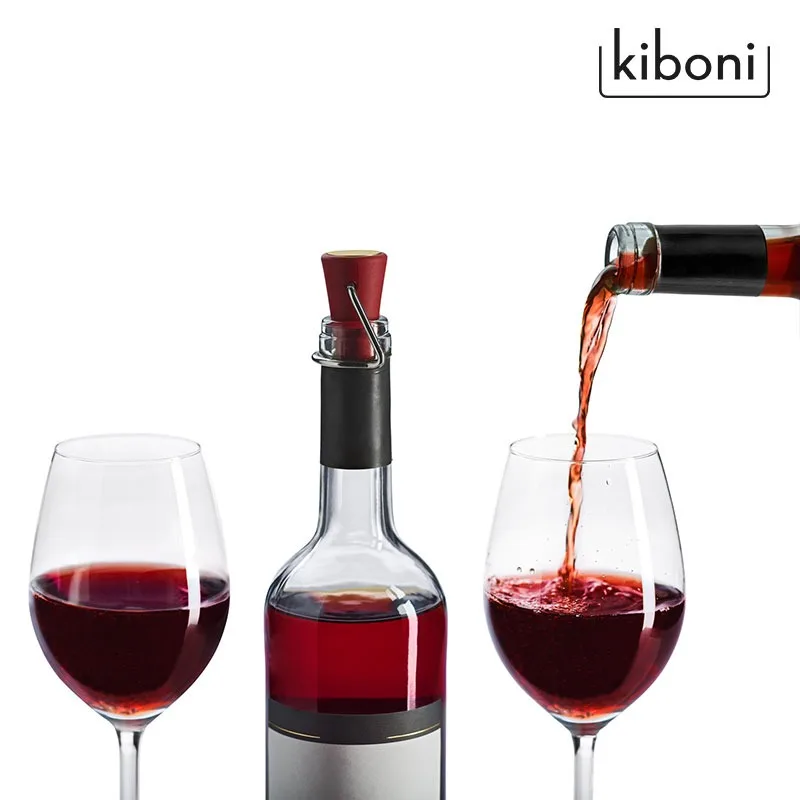 German Imported Kiboni Red Wine Bottle Stopper Vacuum Sealed Champagne Bottle Stopper Universal Bottle Opener
