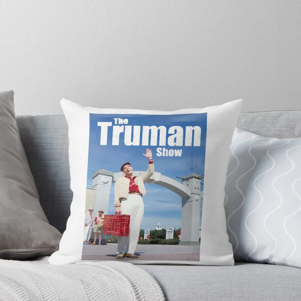

Truman Say Hello Throw Pillow Sofa Cushion Cover Cushions For Decorative Sofa Decorative Sofa Cushions Custom Cushion pillow