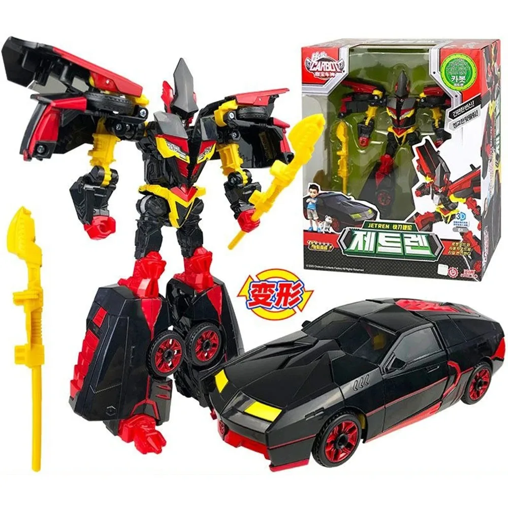 Coreano Cartoon Anime Elite Versione Carbot Deformare Robot Trasformazione Auto Action Figure Mecha Auto Bambini Ragazzo Giocattoli Regali di compleanno