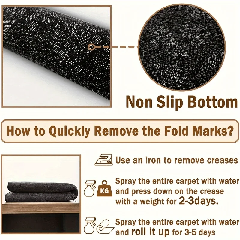 Newest 3D Optical Cat Round Hole Door Mat Daily Home Absorbent Anti-slip Carpet Living Room Bedroom Bathroom Doorway Decor Rug view 6