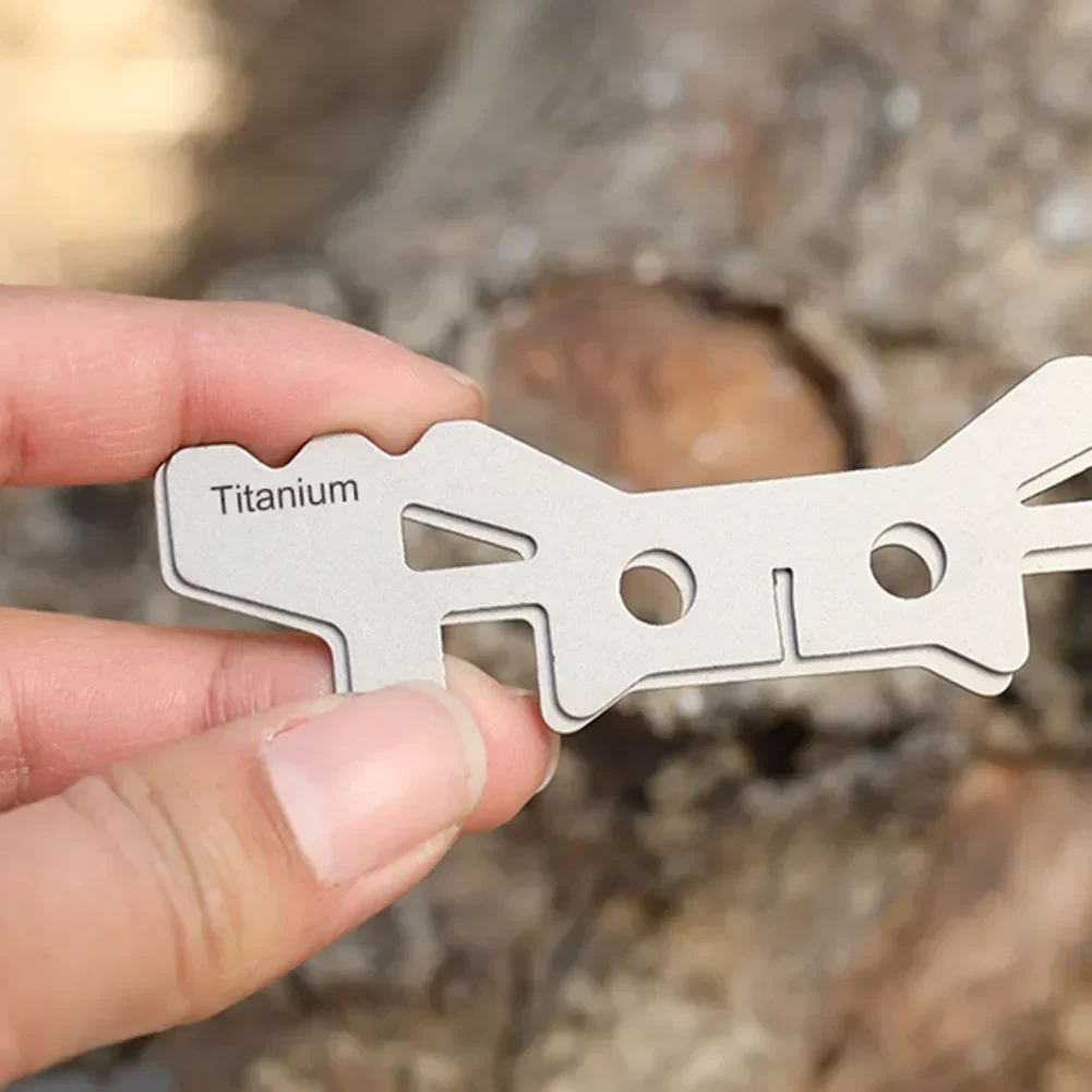 Zewnętrzny stojak na kuchenkę na alkohol Tytanowy ultralekki stojak krzyżowy Kuchenka kempingowa na zewnątrz Stojak krzyżowy Podstawa palnika Naczynia kuchenne piknikowe