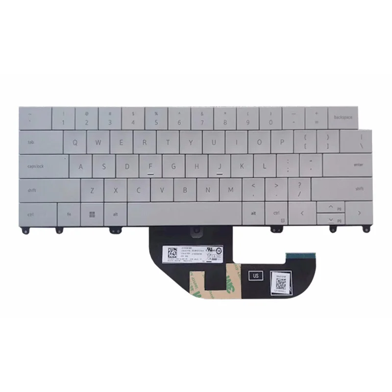 

Z New Laptop US Keyboard for Dell XPS 13 Plus 9320 Backlit Backlight White