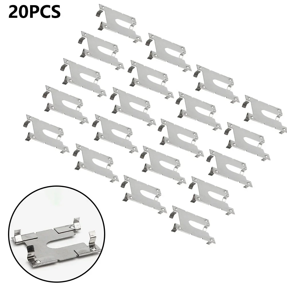Solar Energy Grounding Lug Exquisite Grounding Clip Photovoltaic Bracket Practical Rail Conductive Sheet Silver PV Roof Fitting