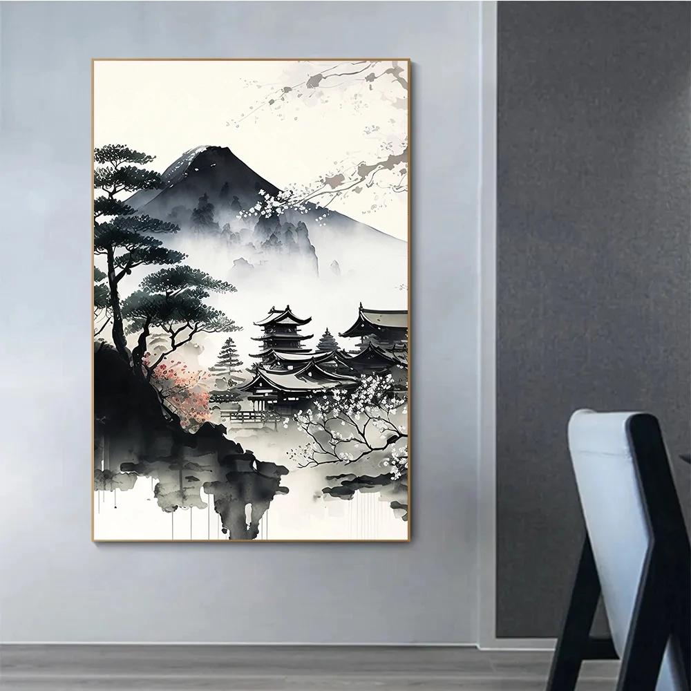Японский пейзаж дзен, постер,  – обзор и цена Home Decor Vietnam