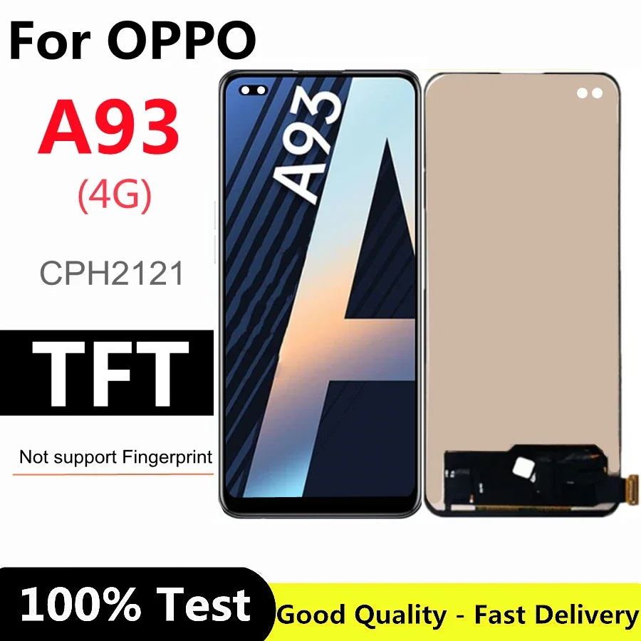 

6.43" TFT For OPPO A93 CPH2121LCD Display Touch Screen Digitizer Assembly Replacement For Oppo A93 4G LCD Display