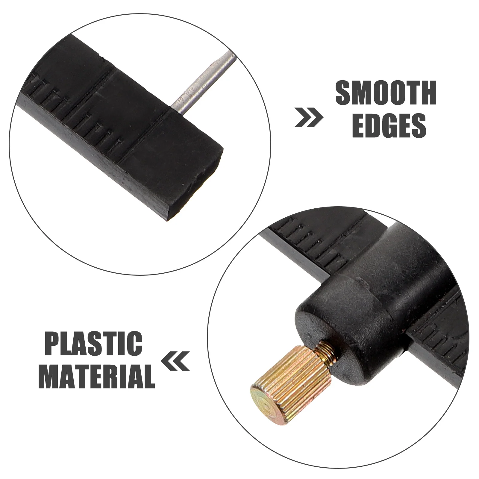 

Pottery Clay Compass Plastic Circle Cutter Durable Easy Operation Clay Cutting Tool Art Craft Supply Pottery Compass