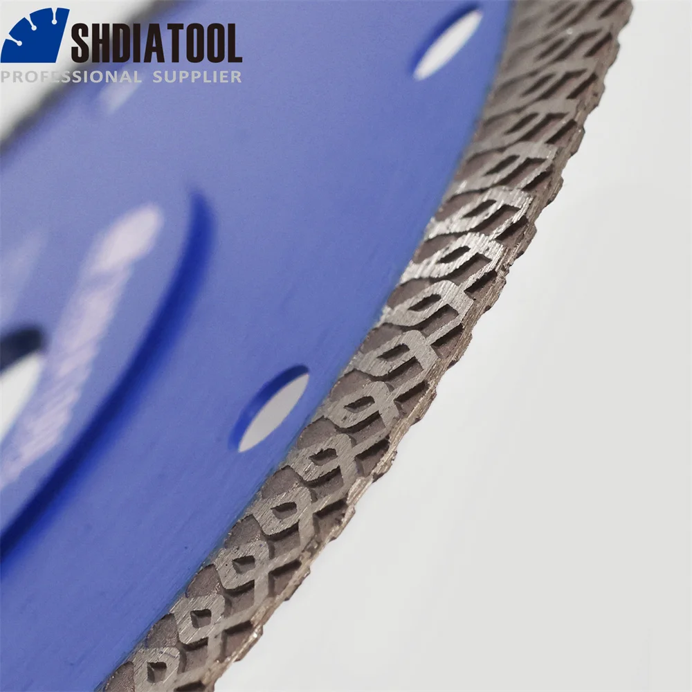 SHDIATOOL 1/2/5pcs Diameter 75-350mm Diamond Cutting Disc X Mesh Turbo Saw Blade Cut Ceramic Tile Porcelain Marble Granite Stone