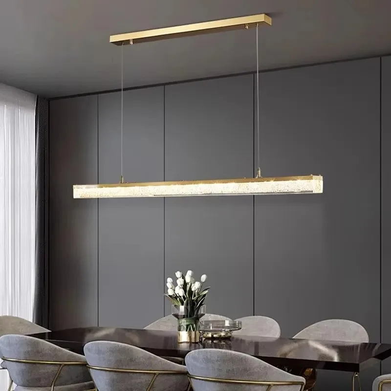 

Modern Luxury Led Chandelier For Dining Room Kitchen Living Room Bedroom Decoration Lamp Resin Gold Design Pendant Light