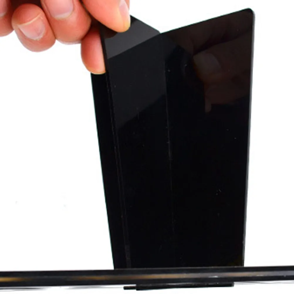 Folding Collapsible Black Acrylic Brush Drying Tower Holder for Makeup Nail Art Air Drying Organizer Stand view 3
