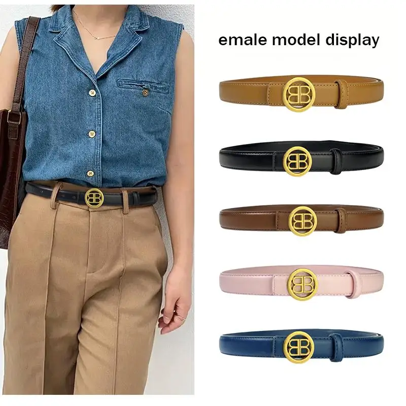 

Thin Belt Women's Multi-functional Lined Fashion Belt Jeans Women's High-grade Decorative Belt