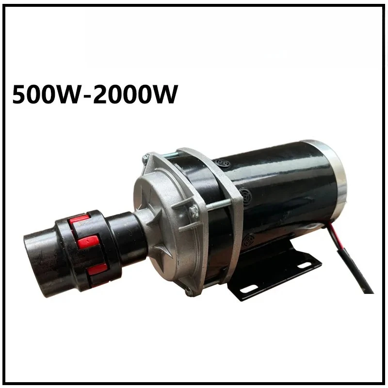 

Электродвигатель постоянного тока 500 Вт, генератор с постоянными магнитами, микро-щеточный двигатель, высокомощный щеточный двигатель с постоянными магнитами, 2850 об/мин, редукторный электродвигатель