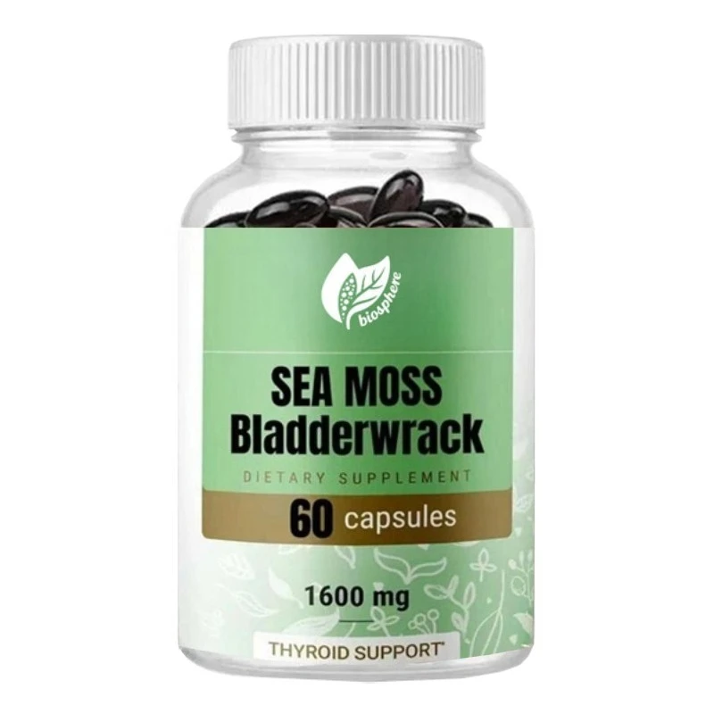 1600mg Seaweed and Bladder Peristaltic Agent, Immune, Vegan Non GMO Immune Supplement, Comprehensive Support, 60 Capsules