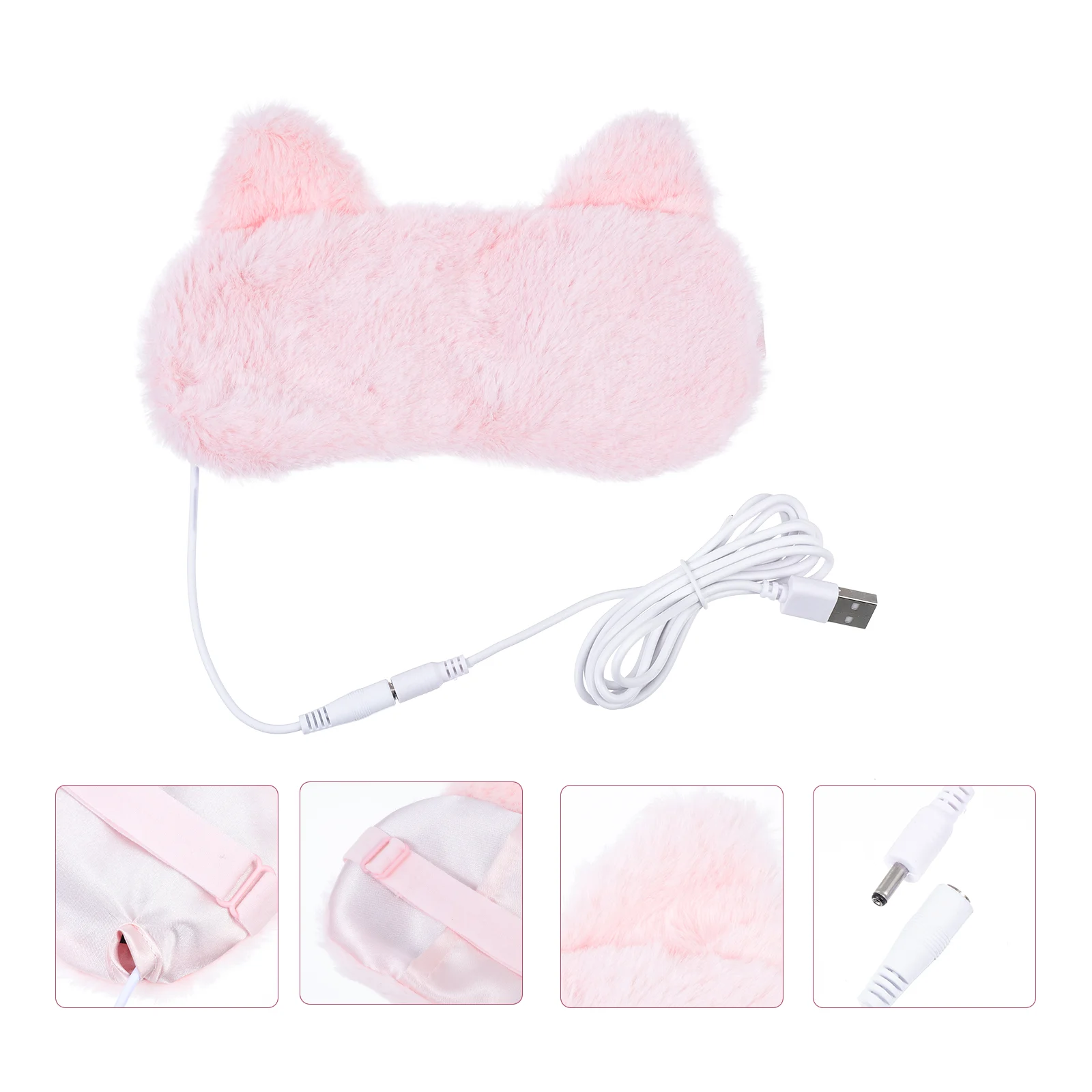 USB Heating Eye Mask Heated Protective Steam Sleeping Masks Patch