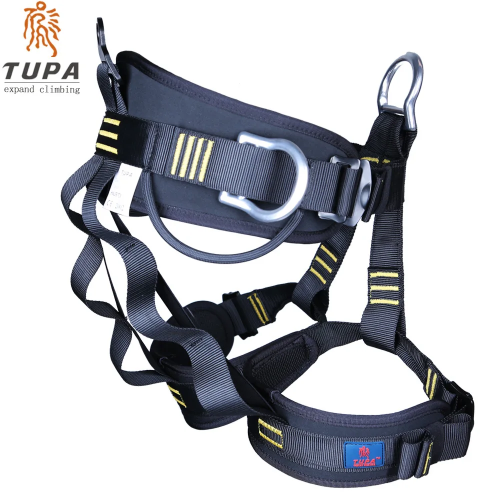 P121 Outdoor Rock Climbing Safety Belts, Rapid Descent Expansion, High-Altitude Forces, Rescue of Half Body Exploration