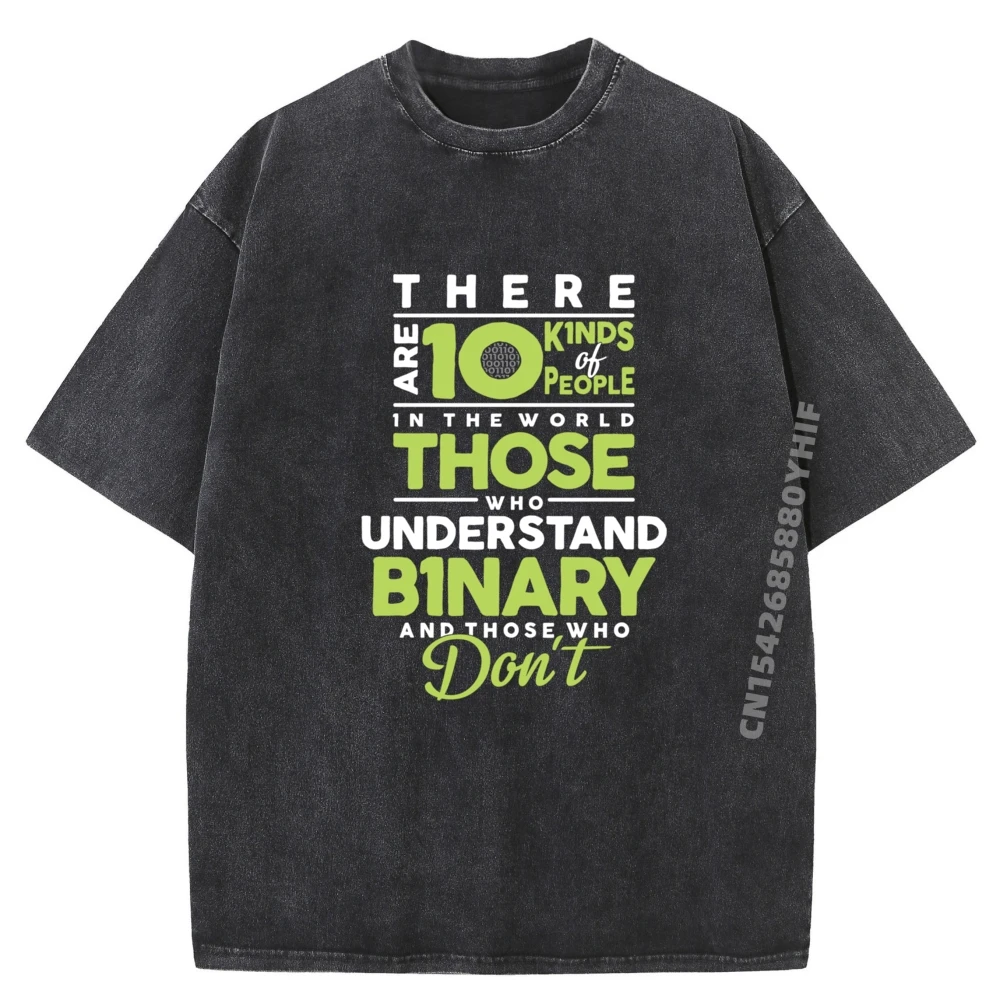 

Есть 10-й вид людей в мире. Футболки с графическим рисунком для компьютерных наук. Классическая потертая мужская рубашка большого размера.