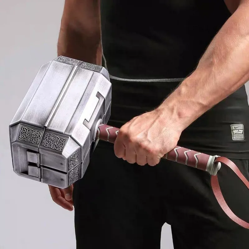 THOR Tools Thor's Hammer Toolbox Creative Captain America Multifunctional Hardware Toolbox Design Thor Hammer DIY Hand Tool