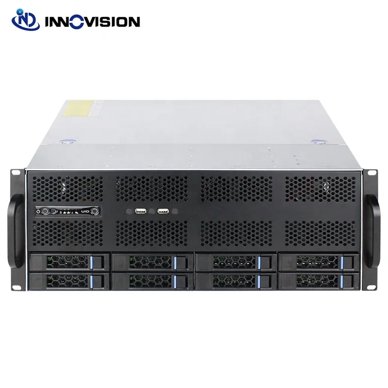 Flexible 4u Rack case 8 Hotswap HDD Bays 4u Rack Huge Data Storage Cloud Server Chassis