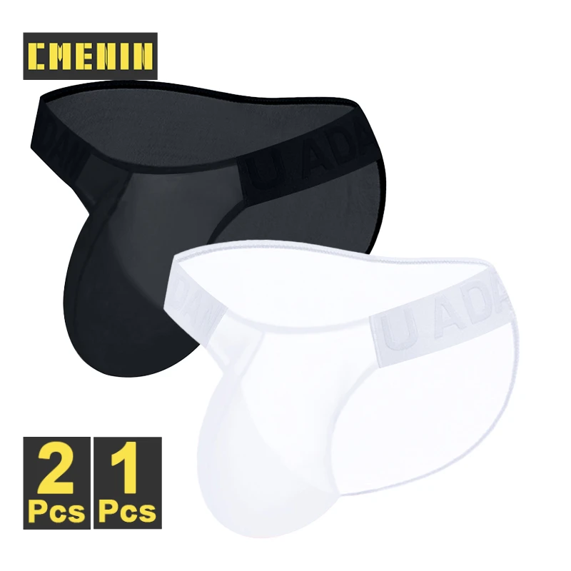 

CMENIN 1/2Pcs Ultra-thin Transparent Mesh Men Briefs Breathable Bikini Mens Underpants Men's Panties Sexy Gays Man Briefs Trunks