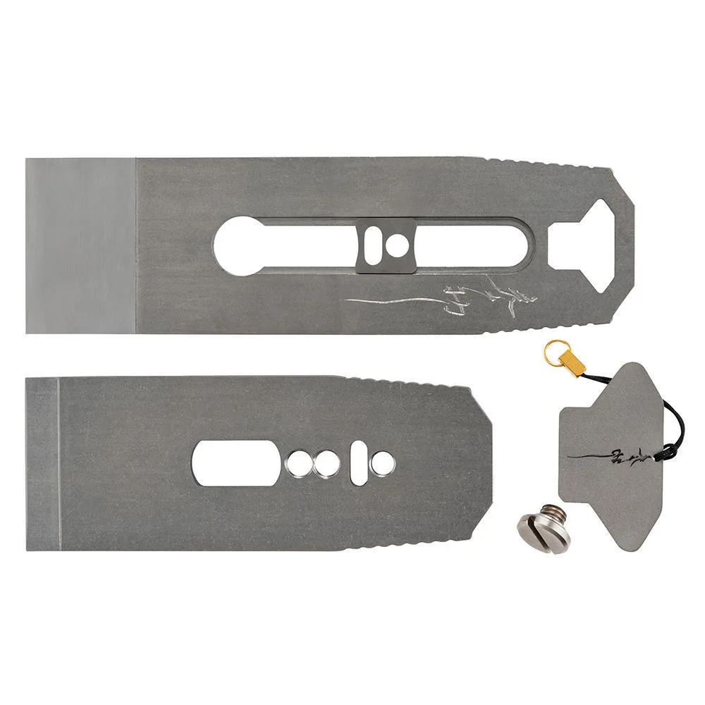 

Premium 4.0mm Thick Magnacut Steel Titanium Base Replacement Blade with Chip Breaker For No 4, 4-1/2, 5, 5-1/2, 6, 7 Hand Plane