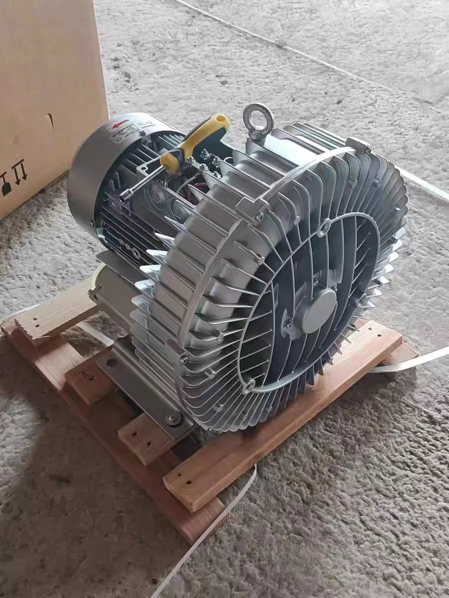 22RB-730-7AH26 3KW High Pressure Blower For Soybean Product Feeding Vacuum Suction Blower