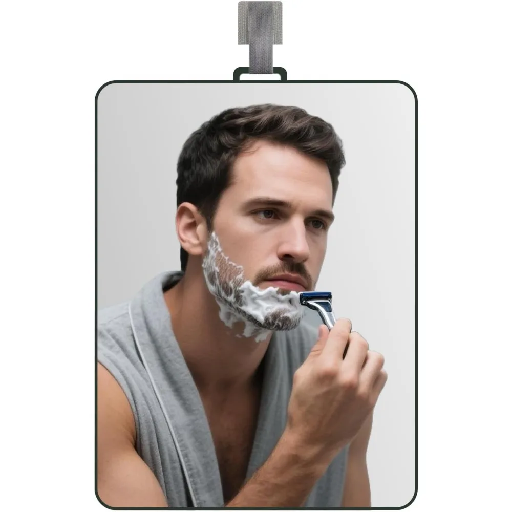 

Men's fog free shower mirror, bathroom anti fog suspension