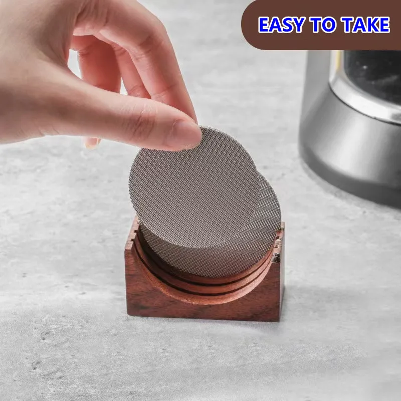 Portafilter Puck Screen 51/53.5/58.5mm Filter Mesh For Coffee Machine Expresso Delonghi Gaggia Breville Universally Used