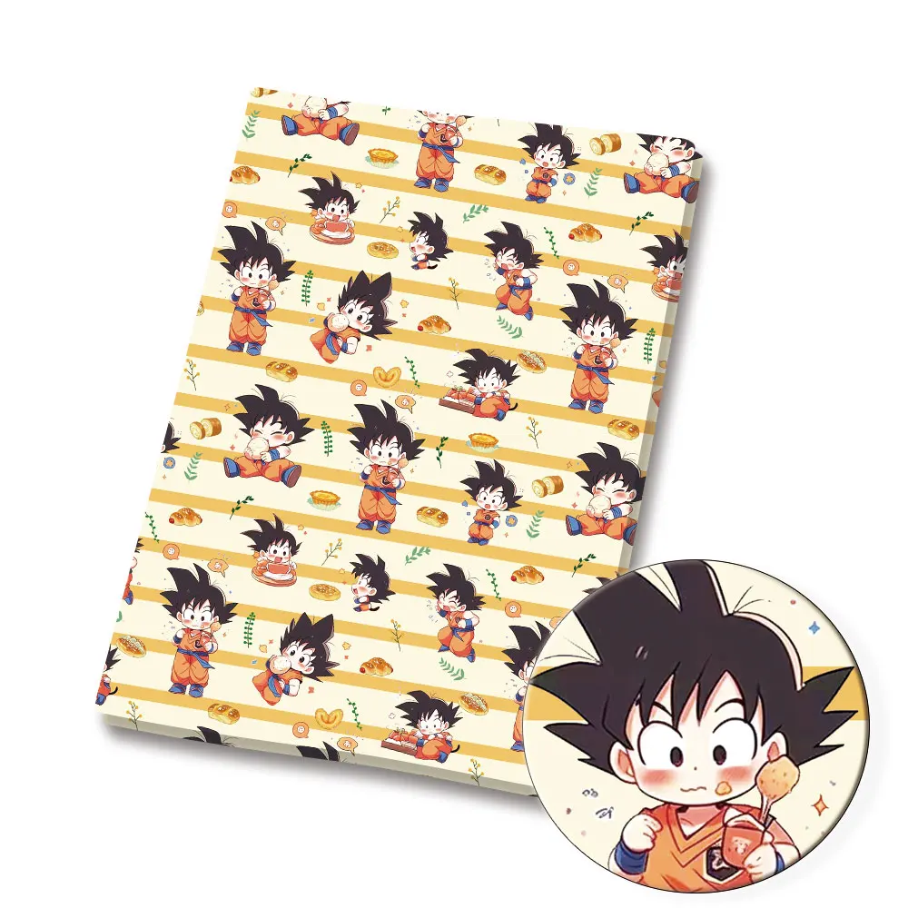 dragon ball Anime peripherals Fabric 140*50cm DIY Sewing Patchwork Quilting Baby Dress Printed Fabric Fabric Sewing Kids