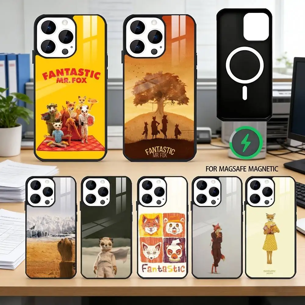 

F-Fantastic Mr F-Fox Phone Case For iPhone17,16,15,14,13,12,11 Plus,Pro Magnetic For Magsafe Wireless Charging