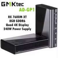 GMKtec AD-GP1 RX 7600M XT Graphics Card 8GB GDDR6 MINI PC USB 4.0 Pcle 4.0 WiFi6 4K HD Desktop Gaming Computer For Office
