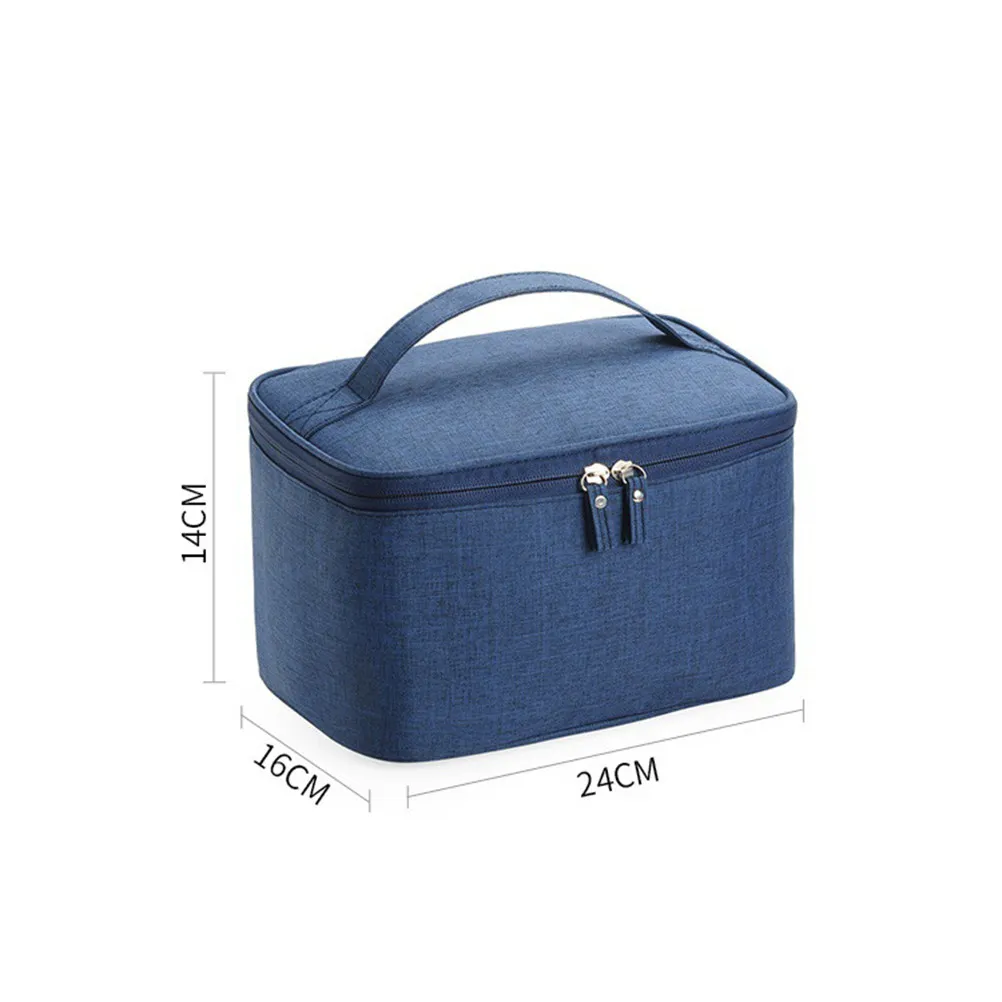 Blue Waterproof Storage Bag Travel Makeup Organizer Portable Lightweight Toiletries Bag Organizer for Outdoor