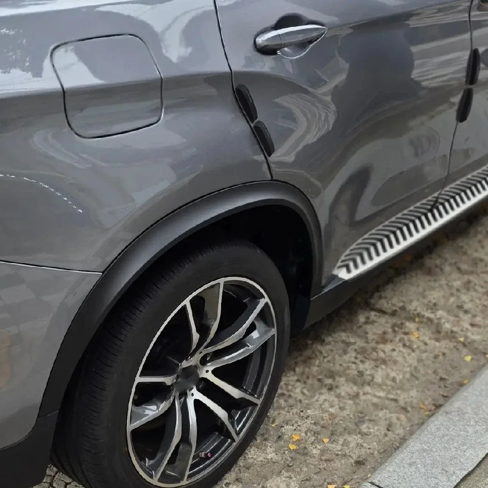 Wide PP Fender Flares Wheel Arches Eyebrow Trim for BMW X6 F16 F86 X6M 2015 2016 2017 2018 Mudguard Body Kit Protector 4Pcs/Set view 6
