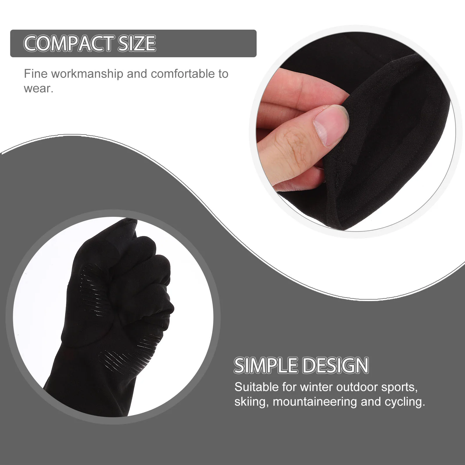 1 пара зимних противоскользящих