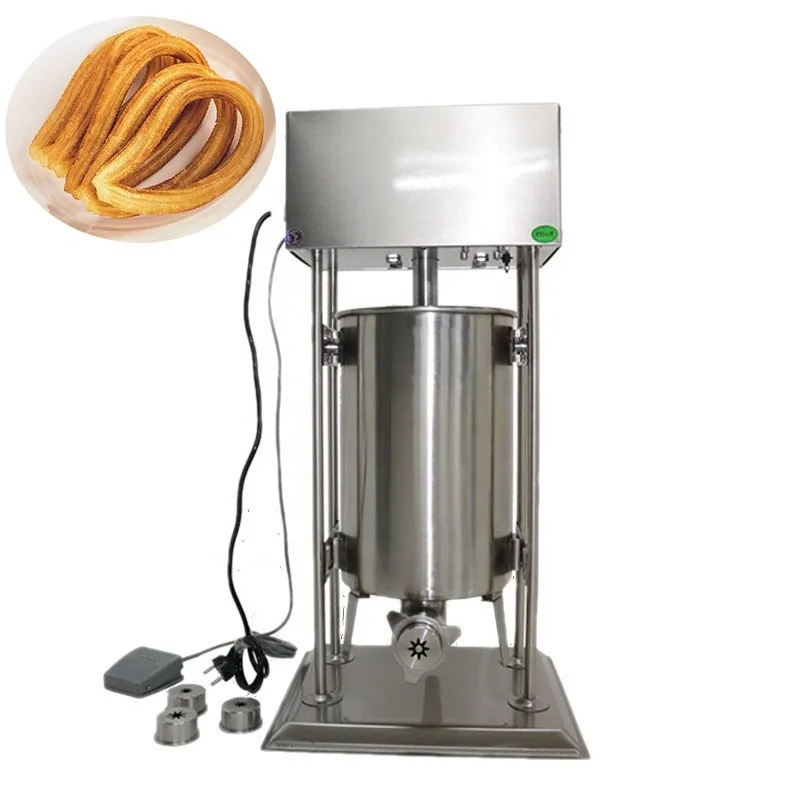 

Full Automatic Churro Filling Making Machine Spanish Churro Machine Deep Fried Dough Sticks Machine For Snack And Dessert Shop