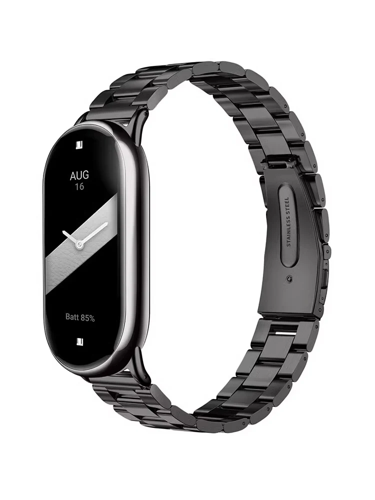 Металлический ремешок для Xiaomi Band Mi Band 10 9 8 nfc miband Сменный ремень на запястье из нержавеющей стали Pulseira Correa Браслет Mi Band 10
