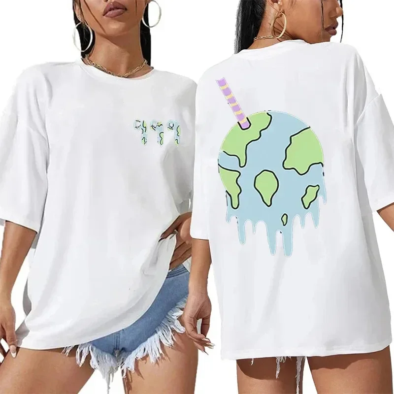 Juice Wrld 999 Funny Print Tshirt Men Women Hip Hop Retro Tee Oversized Loose Short Sleeve Harajuku Streetwear Cotton Tops