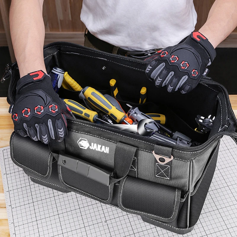 K HOKKA BIG DESIGINE BY HAND ツールバッグ Jakah-多機能電気技師のツールバッグ、頑丈な電気バッグ、耐久性、大