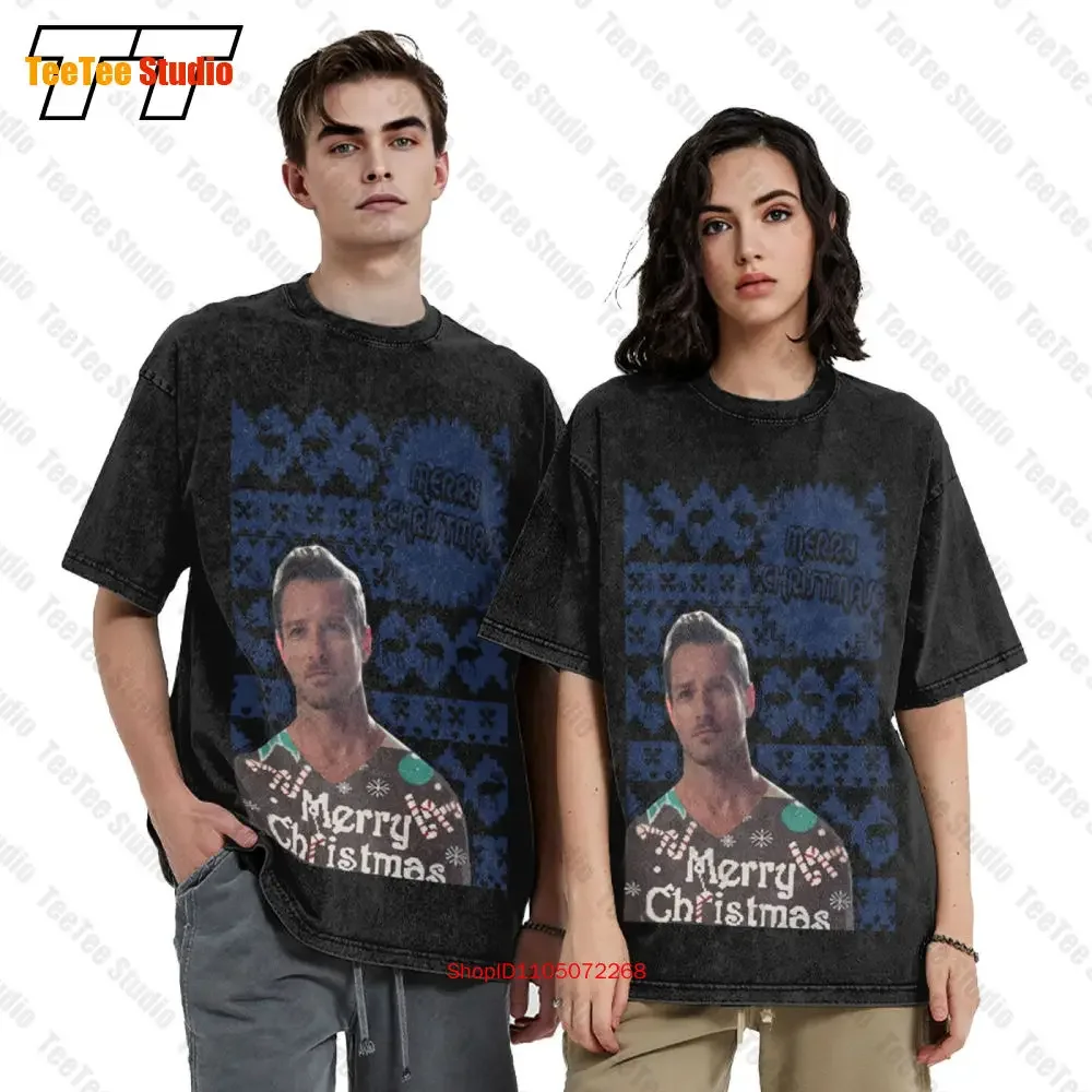 Vintage Oversized T-Shirtn Wolf Merry Shirtnwolf Mas Peter Hale Classic Shirt V9GR