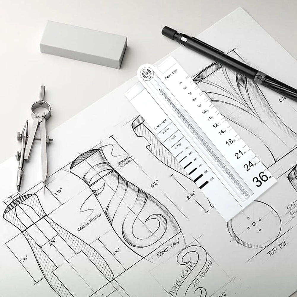 Multifunctional Folding Geometric Drawing Ruler Portable Mathematical Line Circular Drawing Geometry Template 0-30cm