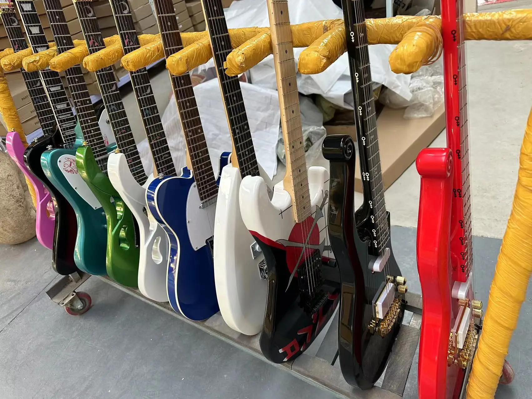 Custom Shop Nuno Bettencourt N4 Electric Guitar Maple Neck Alder Body FloydRose Fast Ship