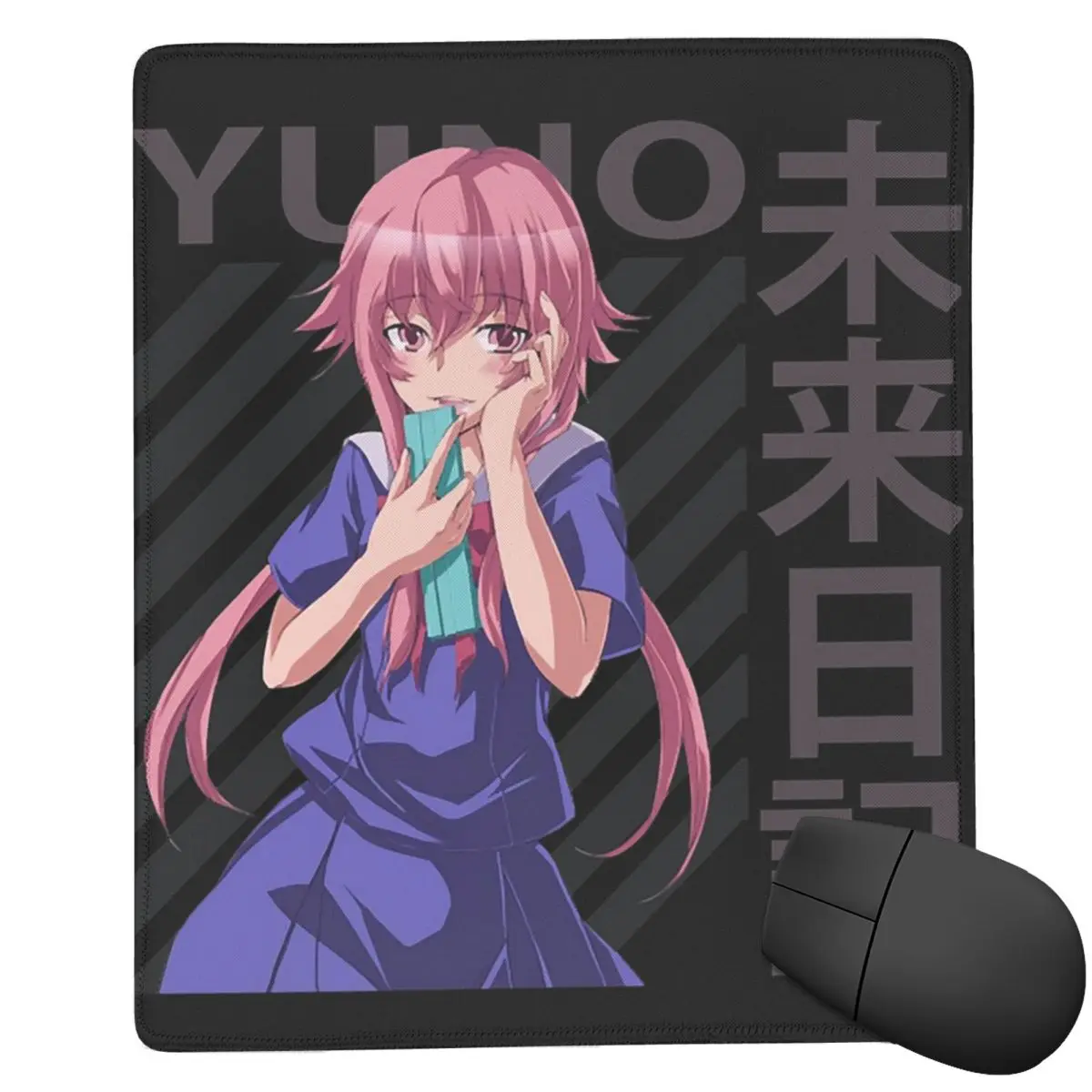 Yuno Gasai By Mirai Nikki Mouse Pad Computer Keyboard Mouse Mat Gamer PC Laptop Desk Mat Office Accessories