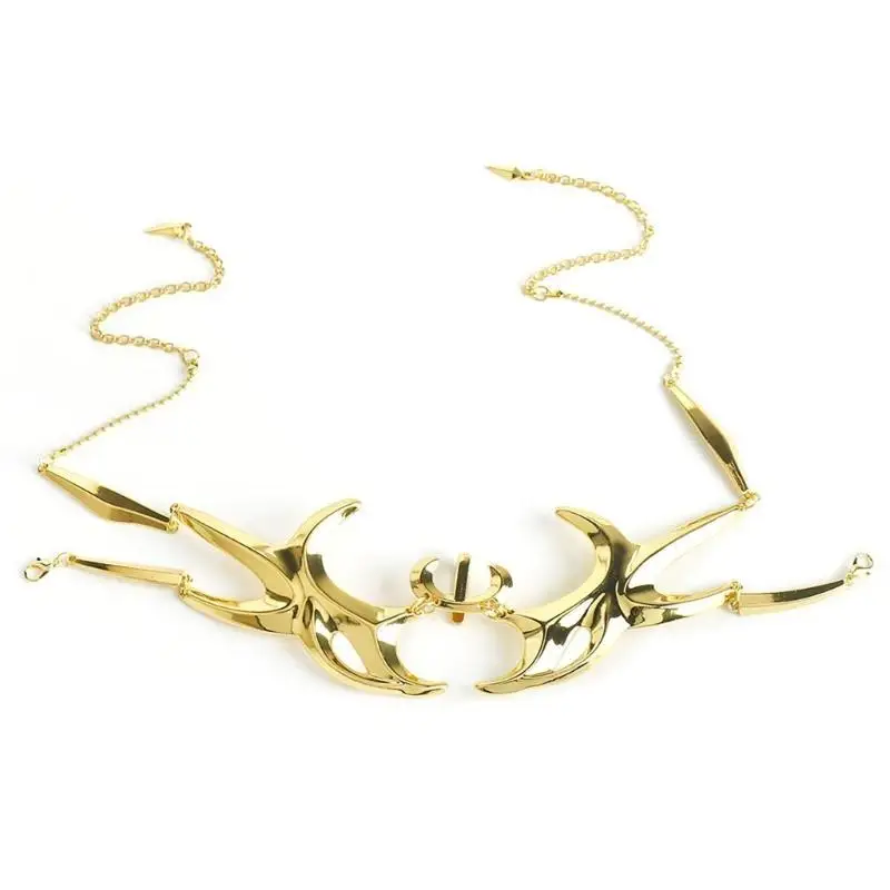 31BB قناع نصف وجه معدني إكسسوار تنكرية للجنسين سلسلة وجه زينة الهالوين ملابس حفلات أنيقة إكسسوارات الأنف #1