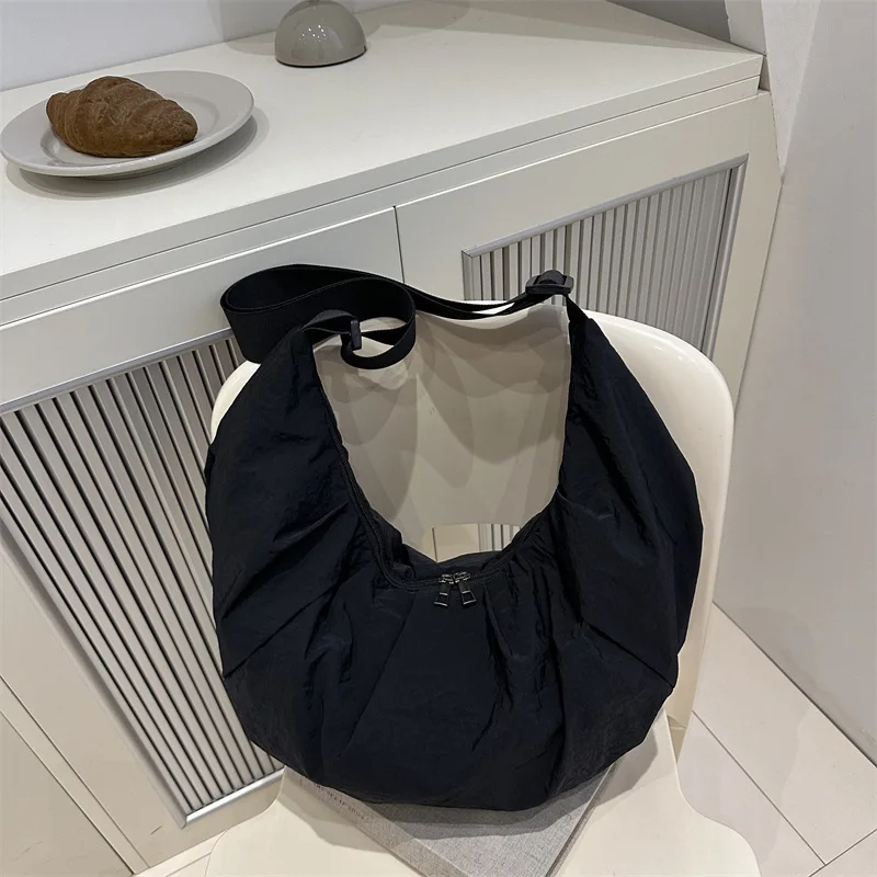 

Large Capacity Crossbody Bags for Women Men Fashion Casual Shoulder Bags Textured Casual and Versatile Hobo Bags Daily Commute