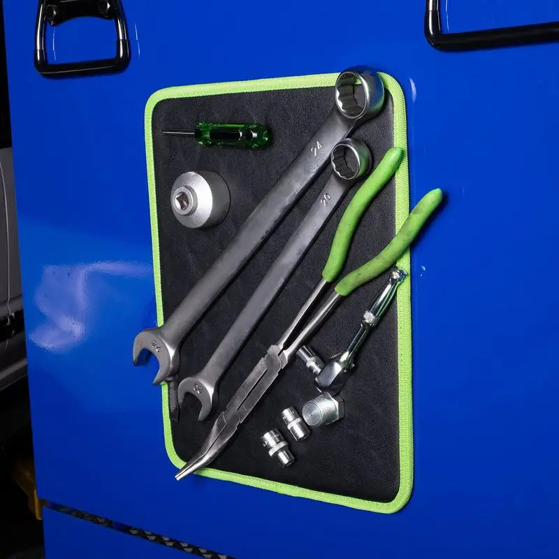 Magnetic Mat For Screws Flexible Tool Tray Organizer PVC Leather Pliers Wrenches Screws Storage Mat Improve Work Efficiency