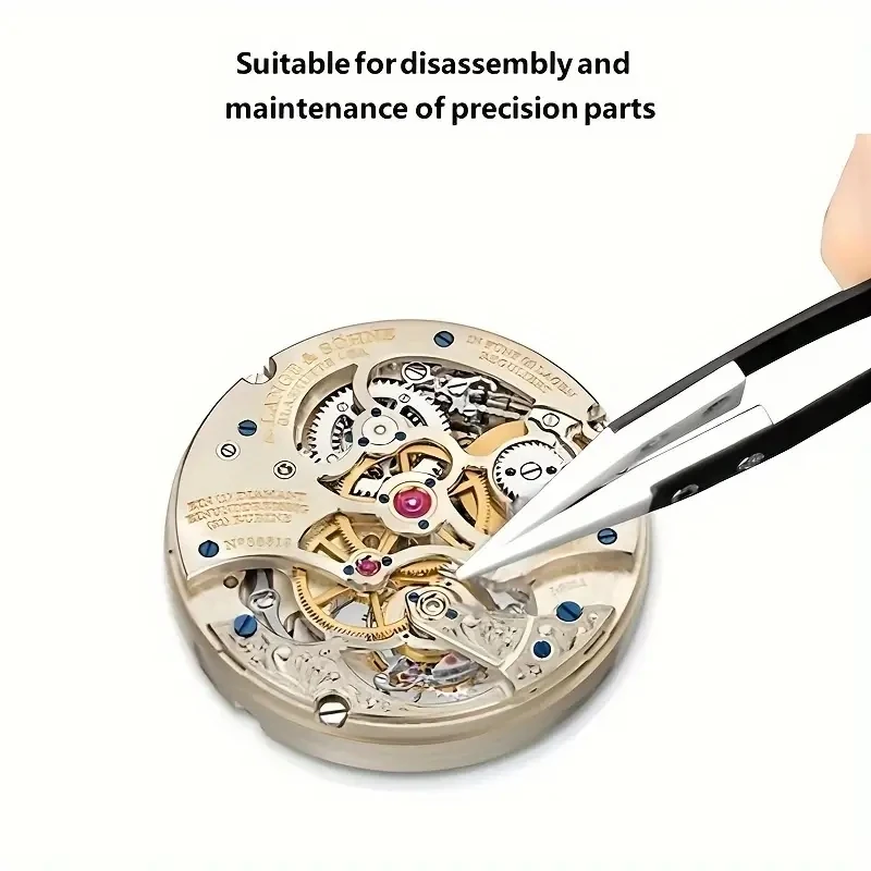 

Керамические антистатические пинцеты, промышленные керамические пинцеты из нержавеющей стали, прямые/изолированные изогнутые точки, черные пинцеты