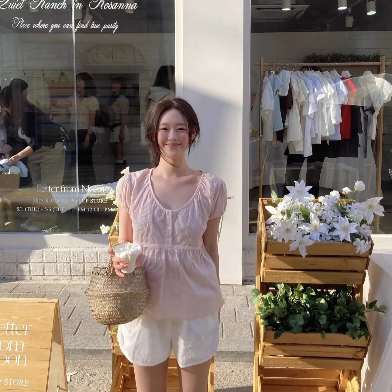 

Sweet Lace irt Women's Loose Fit Cotton Summer 2025 Ultra Light ort Sve round Ne Pure Color Casual Faion Top